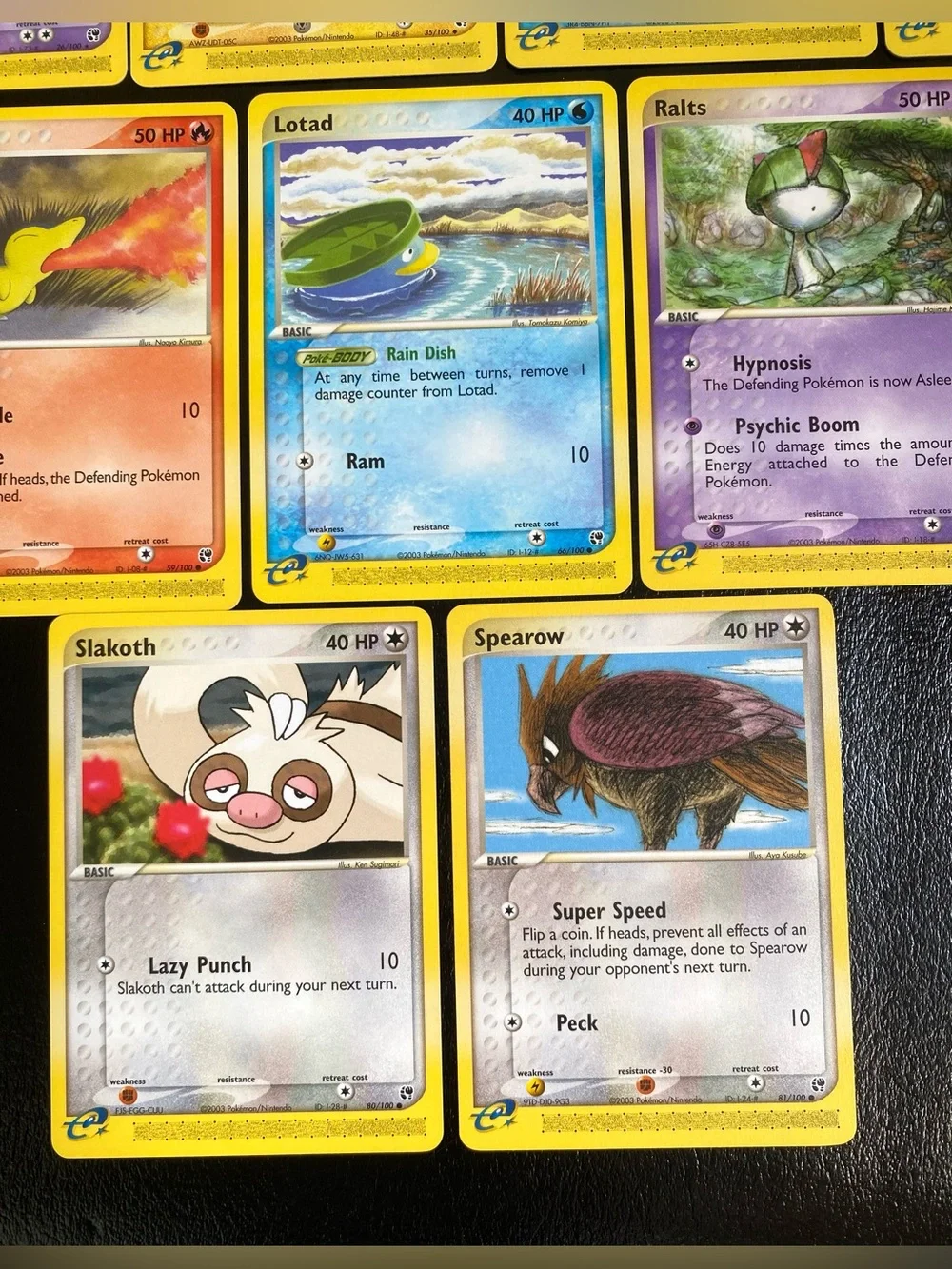 Pokémon Vintage Cards Bundle from Set 100 - Qty 9